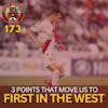 S1E173 - 3 Points that Move Us to FIRST In The West!