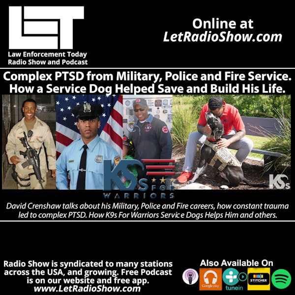 PTSD from Military, Police and Fire Service. A Service Dog Helped Save and Build His Life.