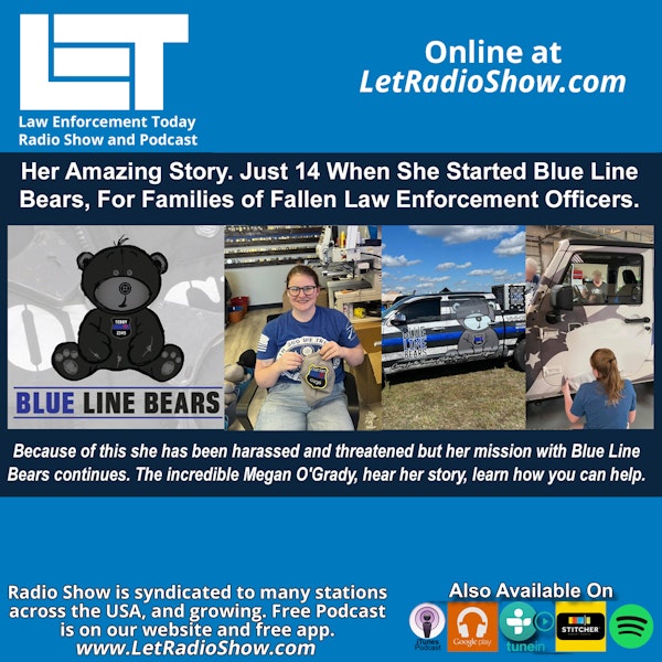 For Families of Fallen Law Enforcement Officers, She Started Blue Line Bears at 14-Years-Old. Her Amazing Story.