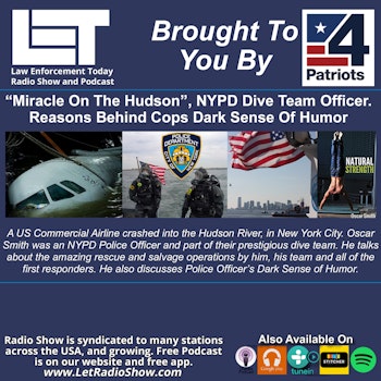 Miracle On The Hudson, NYPD Dive Team Police Officer.  Cop's Dark Sense Of Humor.