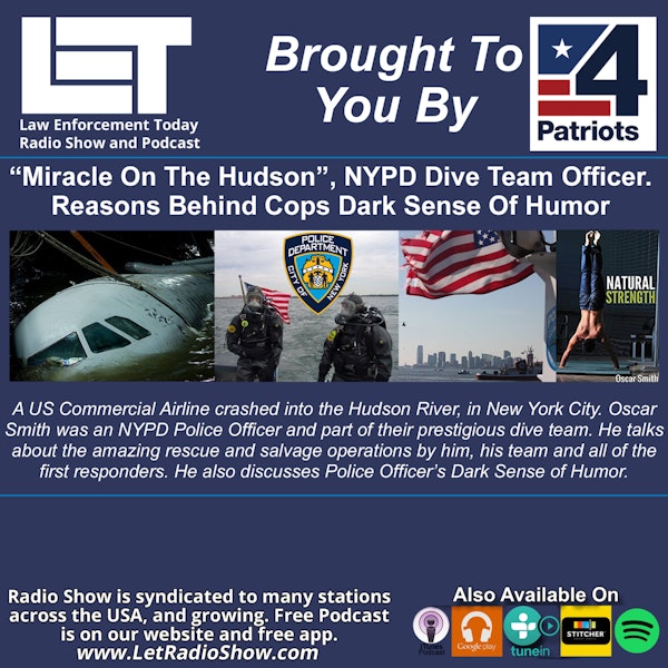 Miracle On The Hudson, NYPD Dive Team Police Officer.  Cop's Dark Sense Of Humor.