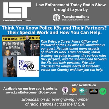 S3E86: Think You Know Police K9s And Their Partners? Their Special Work And How You Can Help.