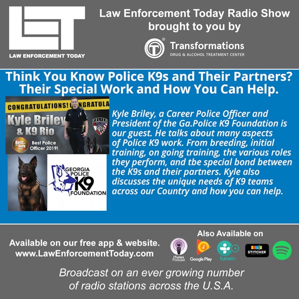 S3E86: Police K9s And Partners, Special Work And How You Can Help.