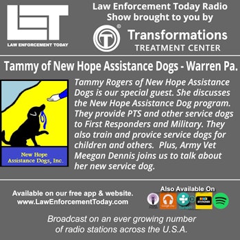 S2E32: New Hope Assistance Dogs - providing service dogs to First Responder and Military plus others in need.