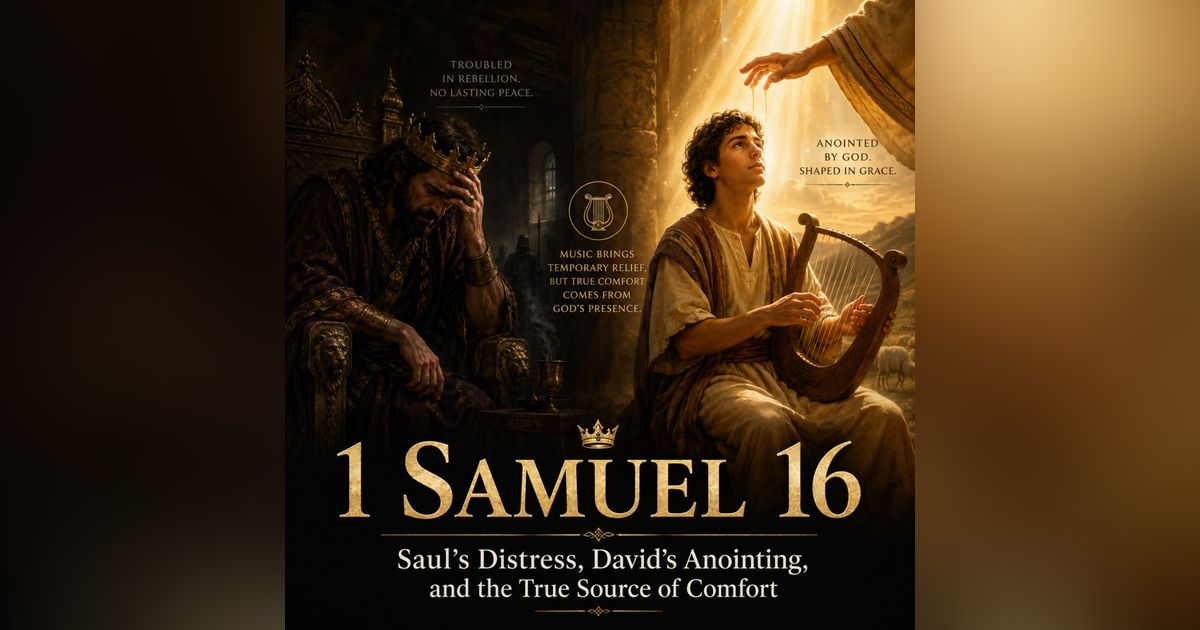 Understanding the Distress of King Saul: A Study in 1 Samuel 16 Understanding the Distress of King Saul: A Study in 1 Samuel 16