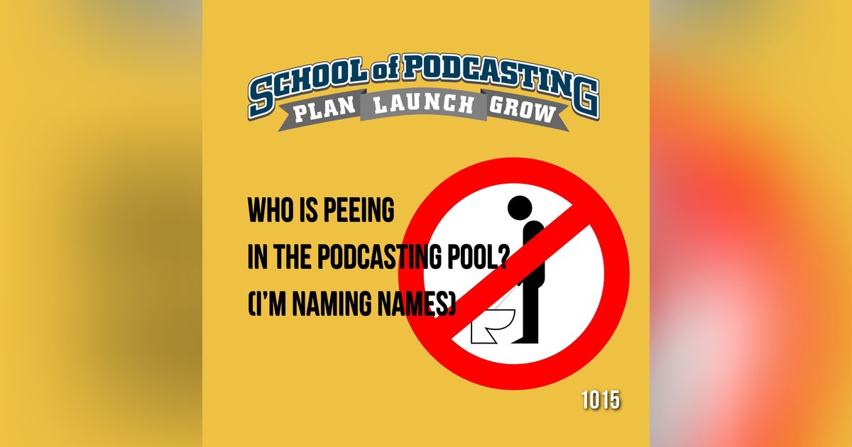 Who is Peeing in the Podcast Pool?