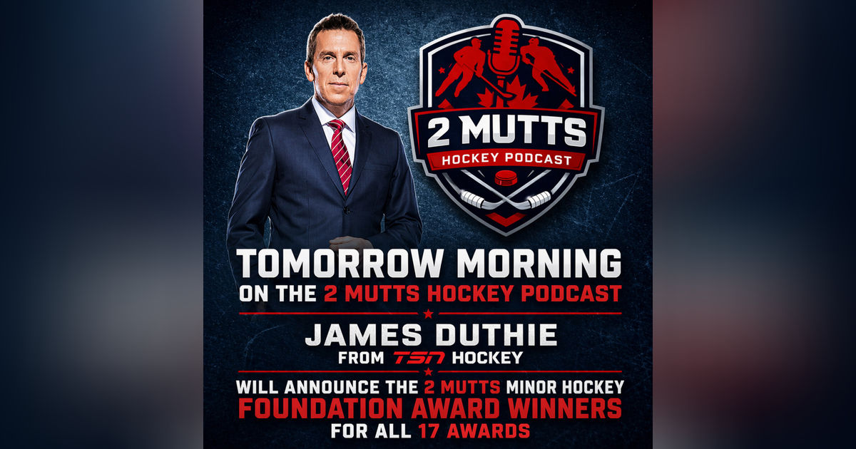James Duthie from TSN announces the 2 Mutts Minor Hockey Foundation Awards for Kids in Alberta