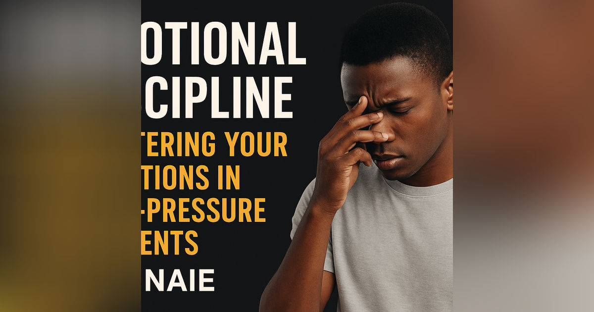 Stop Reacting: The Emotional Discipline Every Man Needs