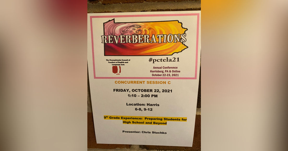 Season 4, Episode 9: Pennsylvania Council of Teacher of English Language Arts Conference Recap Season 4, Episode 9: Pennsylvania Council of Teacher of English Language Arts Conference Recap