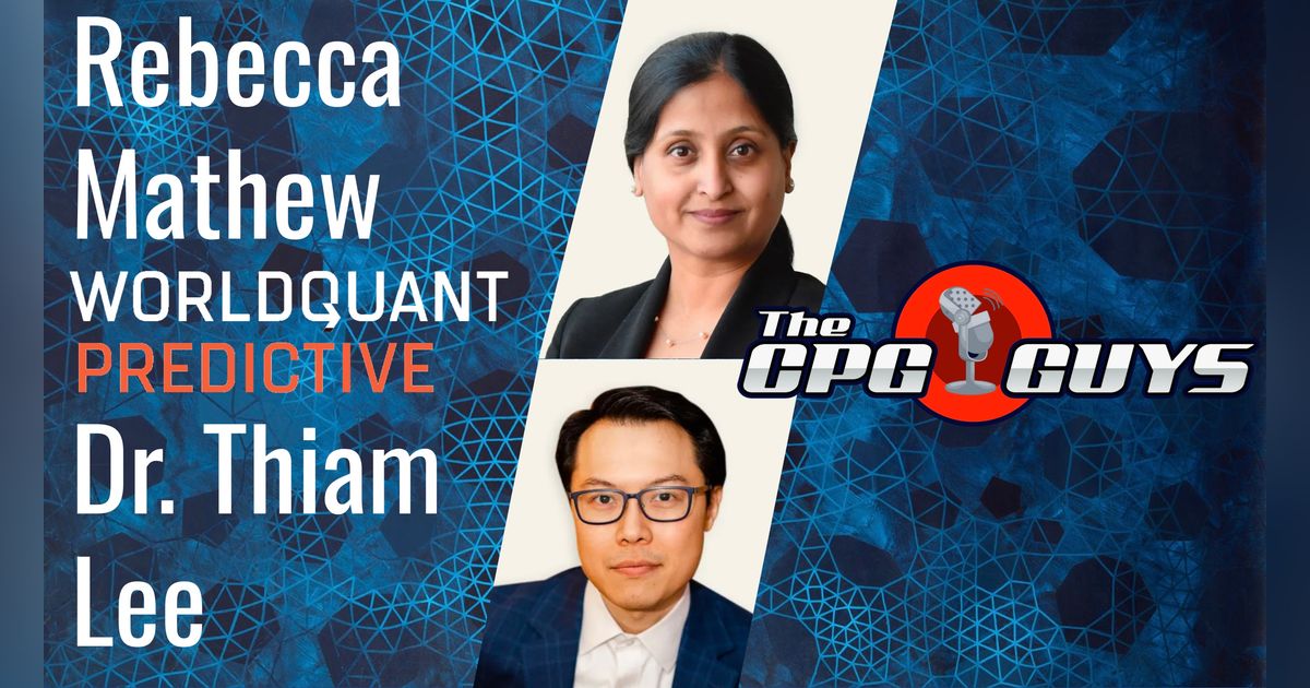Its All Artificial Intelligence aka AI with WorldQuant Predictive’s Rebecca Matthew & Dr. Thiam Lee