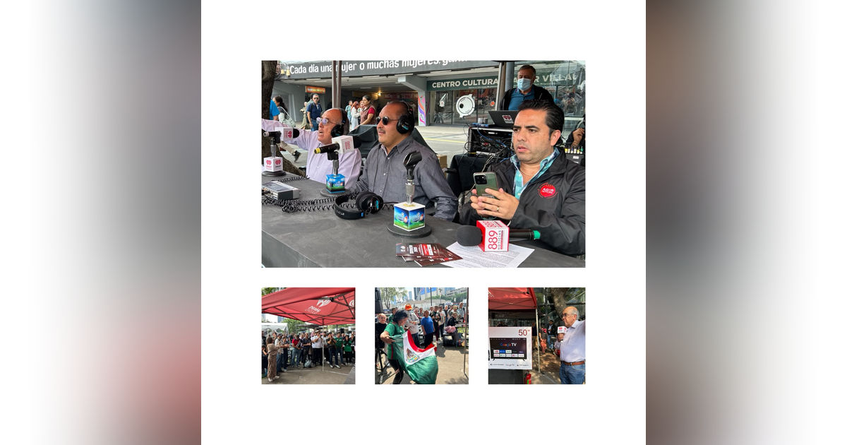 Hoy echando desmadre desde la glorieta de Insurgentes con Espacio Deportivo (de la Tarde) 10 de junio 2026