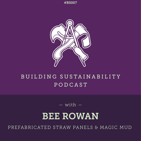 Prefabricated straw panels & magic mud - Bee Rowan - BS007