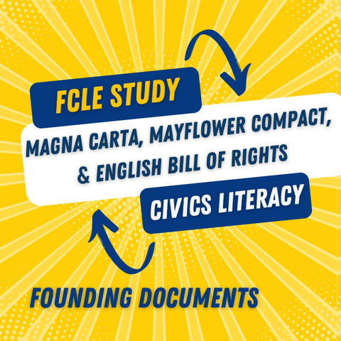 FCLE | Magna Carta, Mayflower Compact, & English Bill of Rights #FCLE #civicsexam