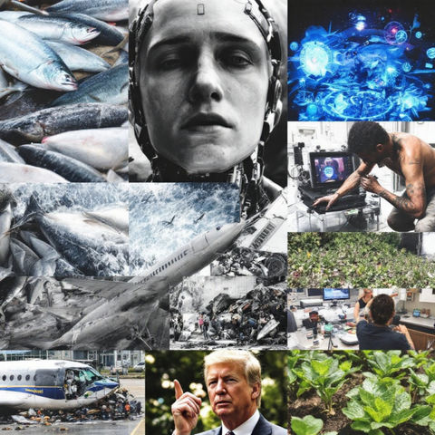 Ai, Farmed Salmon, homelessness,12 Senses, the Aviation crashes & more - Sane in an Insane World