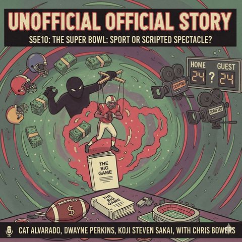 S5E10 The Super Bowl Sport or Scripted Spectacle