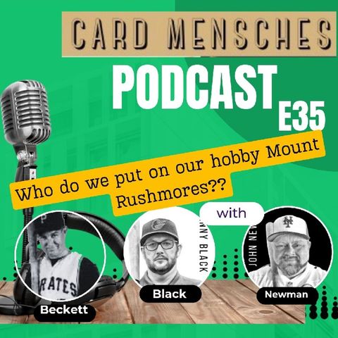 Card Mensches E35 Hobby Mount Rushmores w/ Dr.James Beckett Card Mensches E35 Hobby Mount Rushmores w/ Dr.James Beckett
