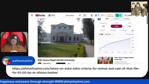 Live Eid-ul-Adha Mubarak-By Dr.Afshan Hashmi