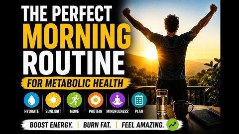 The Perfect Morning Routine for Metabolic Health | Boost Energy, Burn Fat & Feel Amazing