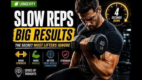 Unlock the Power of Slow Reps | The Secret to More Muscle, Strength & Longevity