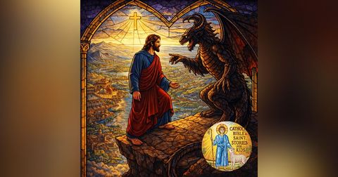 Jesus and the Third Temptation: Trust God Instead of Taking Over | Catholic Bible Stories & Meditations for Kids Jesus and the Third Temptation: Trust God Instead of Taking Over | Catholic Bible Stories & Meditations for Kids