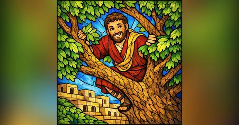 Jesus Meets Zacchaeus in the Tree | A Catholic Story & Family Meditation Jesus Meets Zacchaeus in the Tree | A Catholic Story & Family Meditation