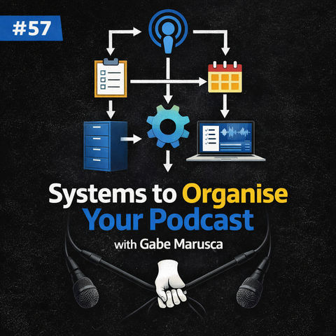 #57 Using Systems to Organise your Podcast with Gabe Marusca