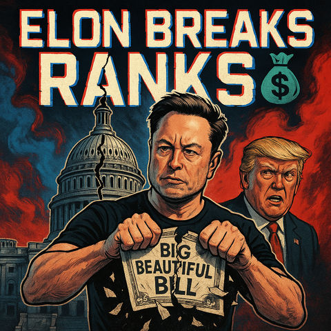 💣 Elon Musk Breaks with Trump on Big Beautiful Bill 💣