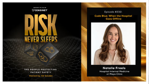 Episode #232. Code Blue: When the Hospital Goes Offline, with Natalie Freels, clinician, researcher, and educator in hospital internal medicine at Mayo Clinic Florida