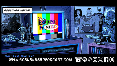 Scene N Nerd Podcast Logo