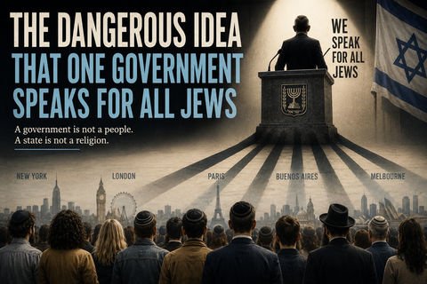 The Dangerous Idea That One Government Speaks for All Jews The Dangerous Idea That One Government Speaks for All Jews