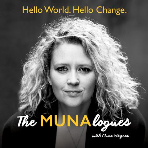 The MUNAlogues - Hello World. Hello Change. Logo