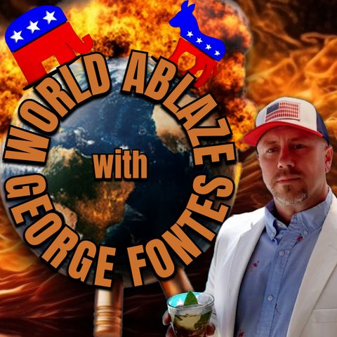 World Ablaze with George Fontes Logo