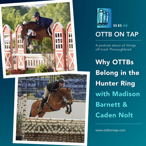 S3 E3: Why OTTBs Belong in the Hunter Ring with Madison Barnett & Caden Nolt