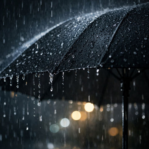 ASMR Rain Umbrella Sound for Deep Sleep and Relaxation