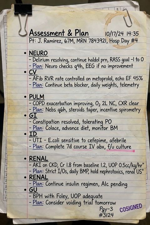 Dr. H’s Verbal Hassaboluses: Residents and Fellows: PLEASE Stop Writing System-Based Notes Right Now