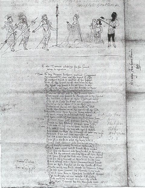 The Peacham Drawing: Titus Andronicus