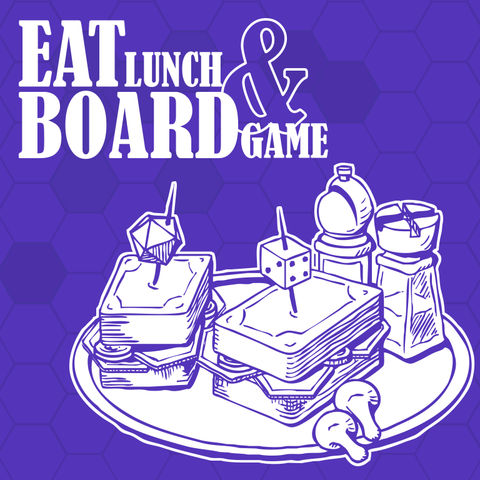 Eat Lunch and Board Game Logo