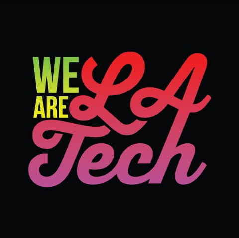 WeAreLATech Los Angeles Startups Podcast, hosted by Espree Devora Logo