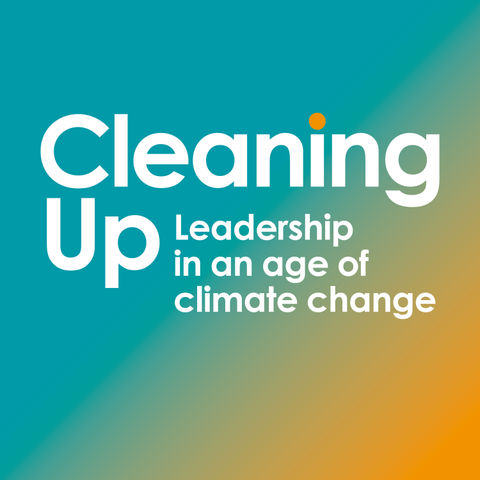 Cleaning Up: Leadership in an Age of Climate Change Logo