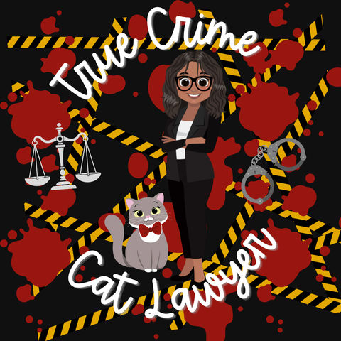 True Crime Cat Lawyer Logo