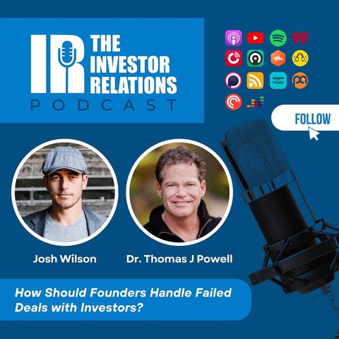 How Should Founders Handle Failed Deals with Investors?