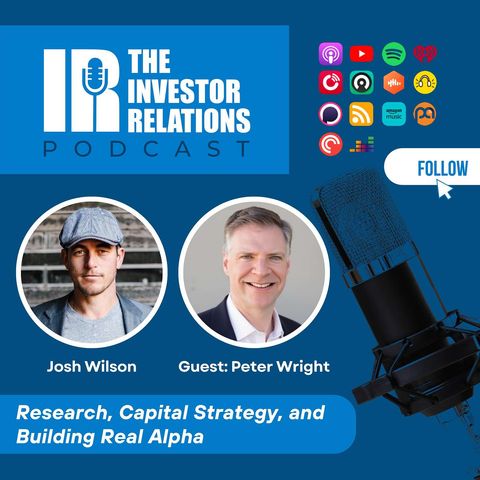 Inside the SPAC Playbook: Research, Capital Strategy, and Building Real Alpha | Peter Wright