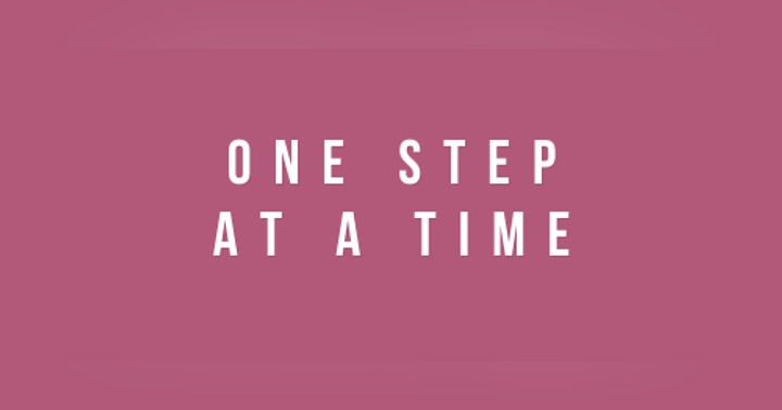 image for One Step at a Time