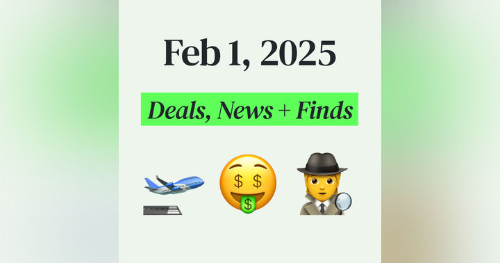 image for 🤑 My Top Finds, Latest Deals, and Best Recommendations (2/1/25)