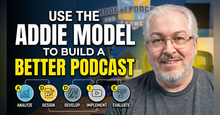 image for Using the ADDIE Model to Build a Better Podcast