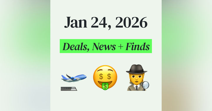 image for 💰 My Top Finds, Latest Deals, and Best Recommendations (1/24/26)