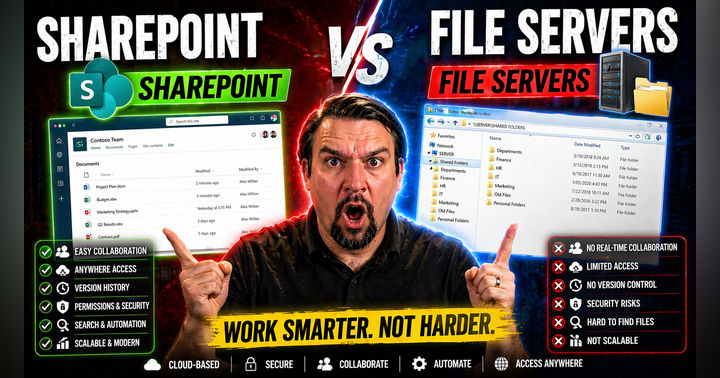 image for SharePoint vs File Servers: Core Differences and Business Impact