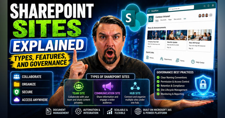 image for SharePoint Sites Explained: Types, Features, and Governance